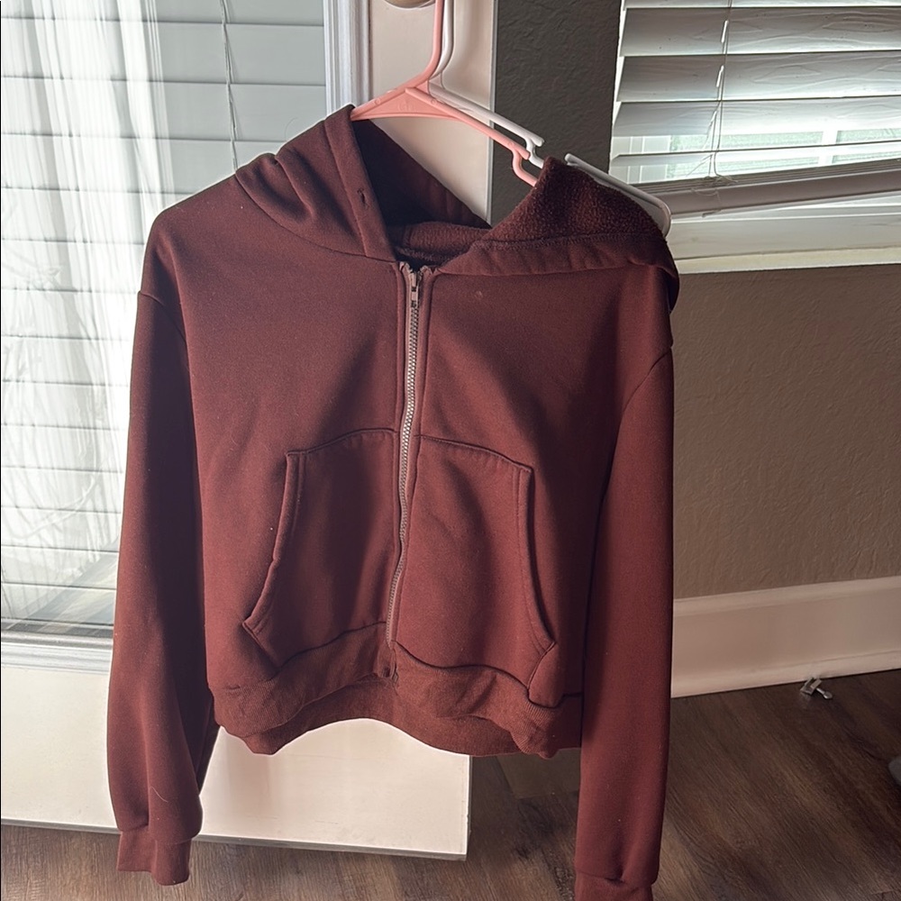 SHEIN Brown Women's Hoodie Sweater